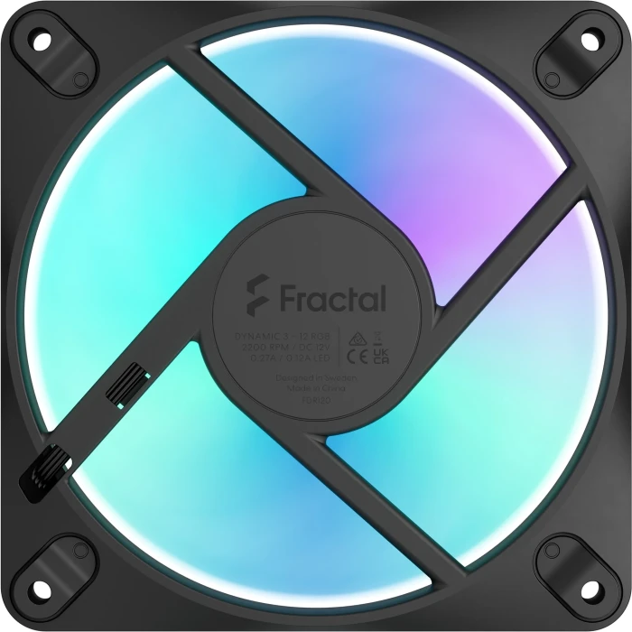 FRACTAL Dynamic 3 – 12 RGB - Black