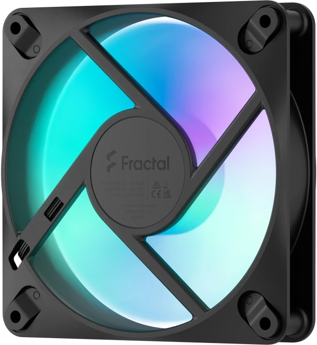 FRACTAL Dynamic 3 – 12 RGB Black - 3in1