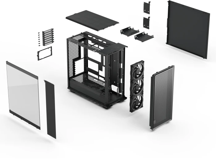 FRACTAL Epoch XL Black TG RGB Light