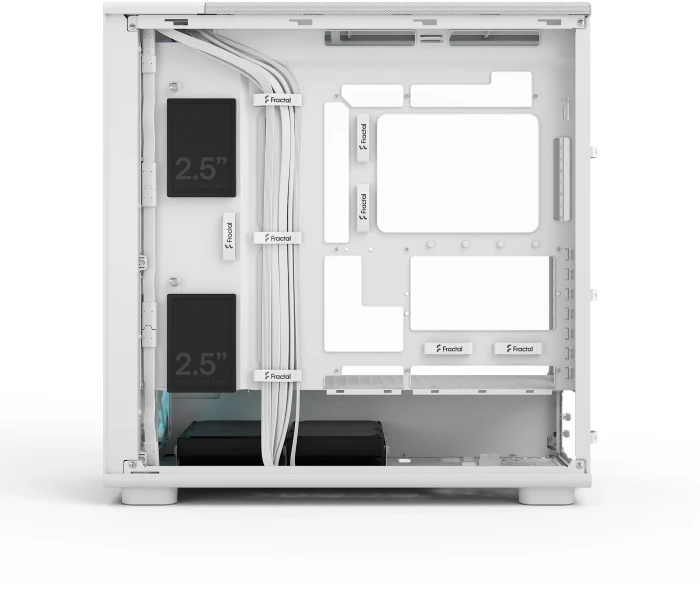 FRACTAL Epoch XL White TG RGB Clear