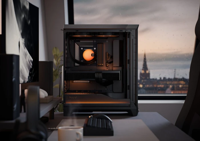 FRACTAL Meshify 3 Ambience Pro RGB Black TG Light Tint