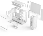 FRACTAL Meshify 3 XL Ambience Pro RGB White TG Clear Tint