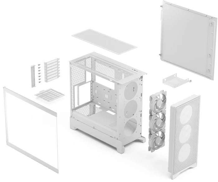 FRACTAL Pop 2 Air White TG RGB