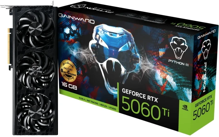 Gainward RTX 5060 Ti Python III OC 16GB