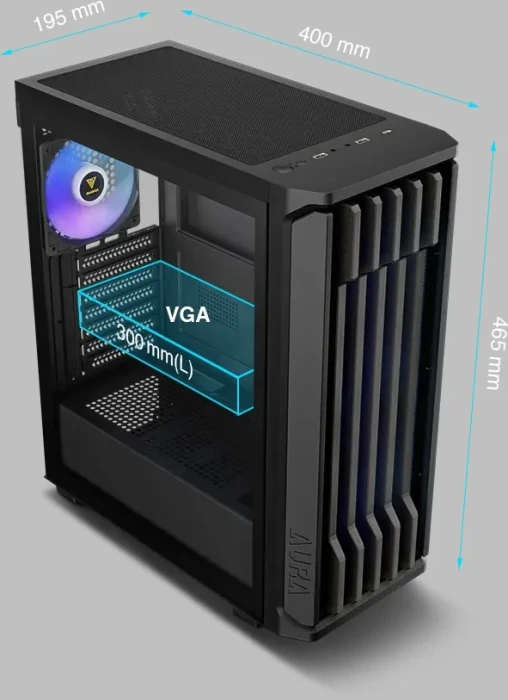 Gamdias AURA GC11 ARGB - Black