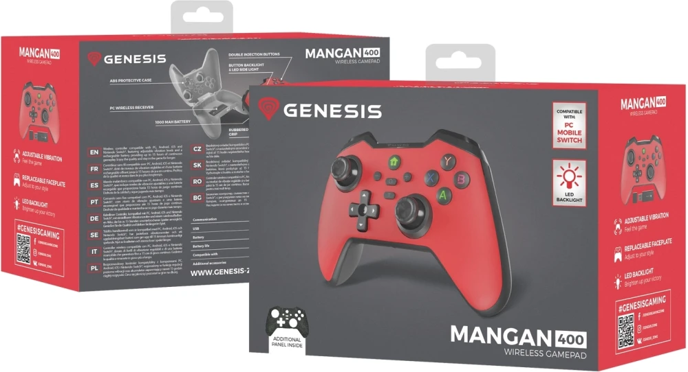 Genesis Mangan 400 WIRELESS Red