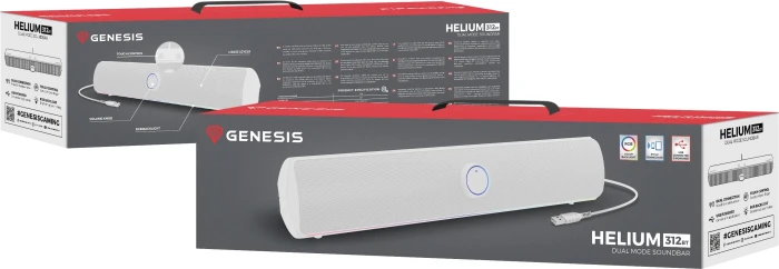 Genesis Soundbar Helium 312BT White