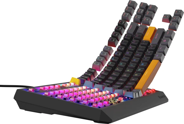 Genesis Thor 230 TKL Anchor Gray Positive Red Switch