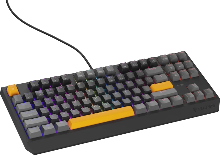 Genesis Thor 230 TKL Anchor Gray Positive Red Switch