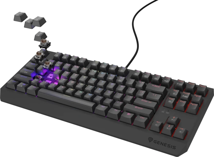 Genesis Thor 230 TKL Black Brown Switch