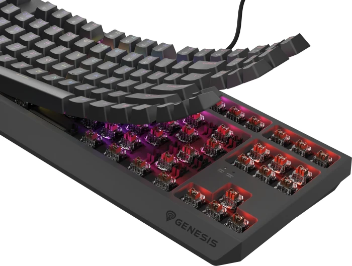 Genesis Thor 230 TKL Black Brown Switch