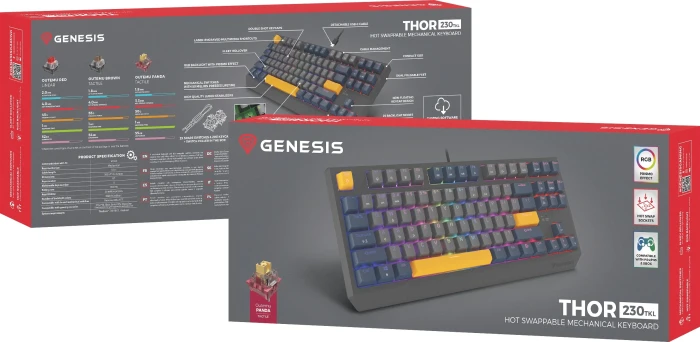 Genesis Thor 230 TKL Blue Negative