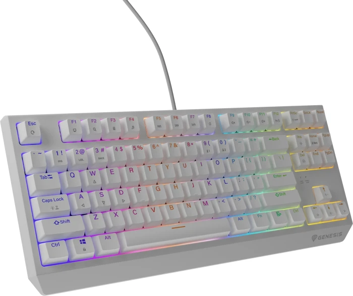 Genesis Thor 230 TKL White Brown Switch