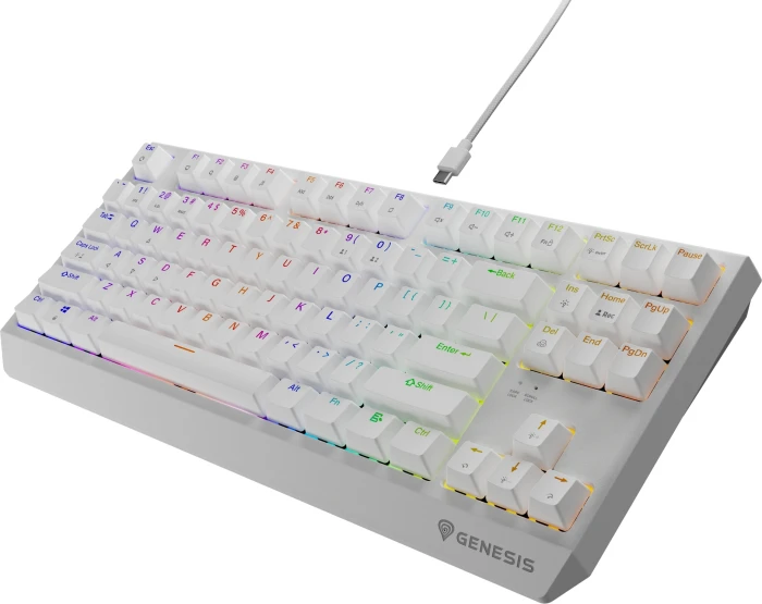 Genesis Thor 230 TKL White Brown Switch