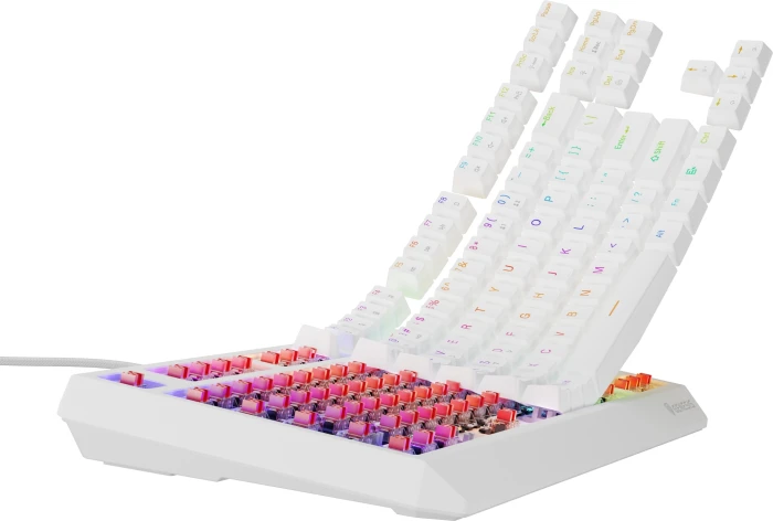 Genesis Thor 230 TKL White Red Switch