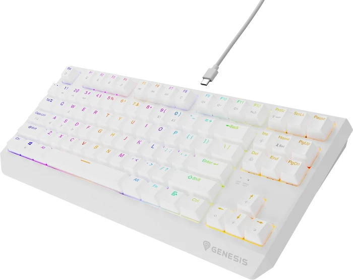 Genesis Thor 230 TKL White Red Switch