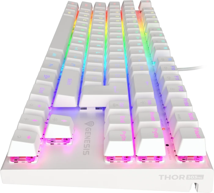 Genesis Thor 303 TKL White Brown Switch