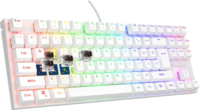 Genesis Thor 303 TKL White Brown Switch
