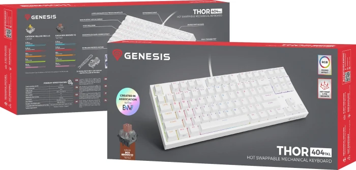 Genesis Thor 404 TKL White KAILH