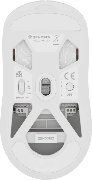 Genesis Zircon 660 Pro Wireless - White
