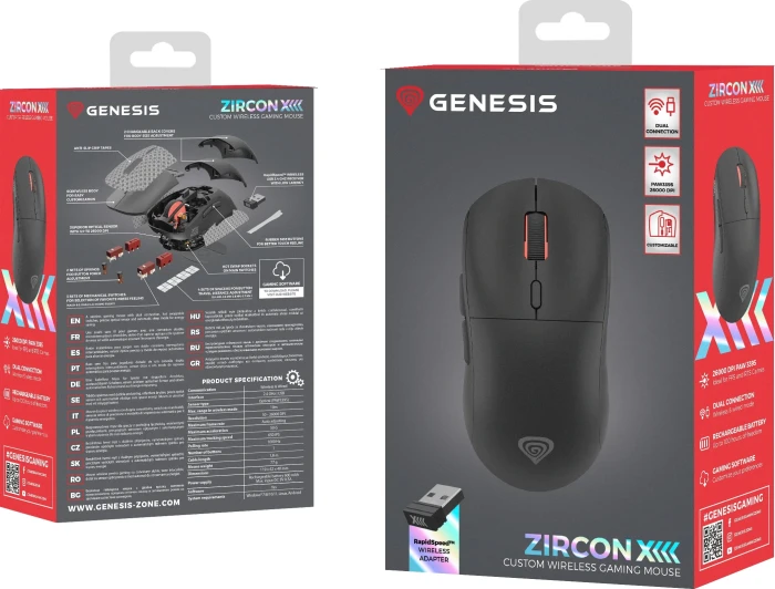 Genesis Zircon XIII Wireless Black