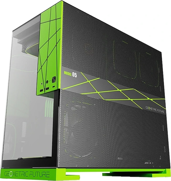 Geometric Future Model 5 Green