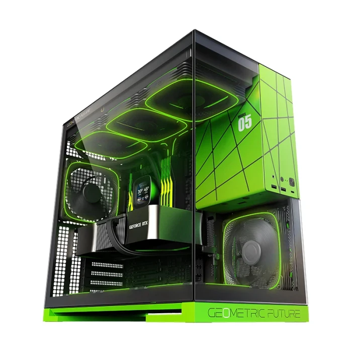 Geometric Future Model 5 Green