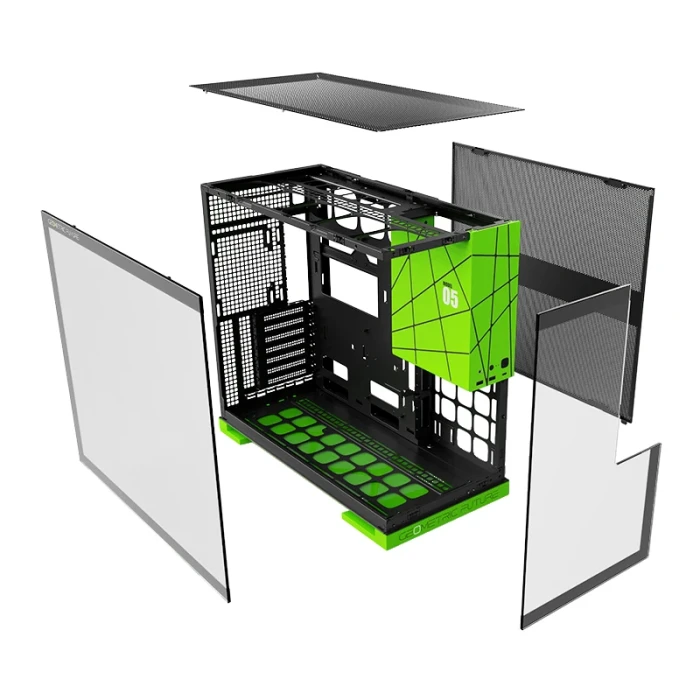 Geometric Future Model 5 Green
