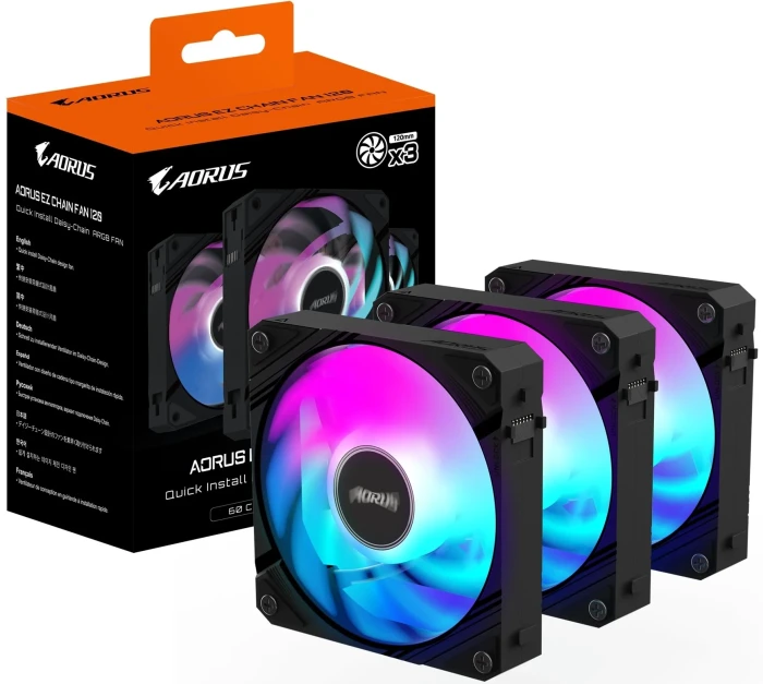 GIGABYTE AORUS EZ CHAIN 120 Black 3in1