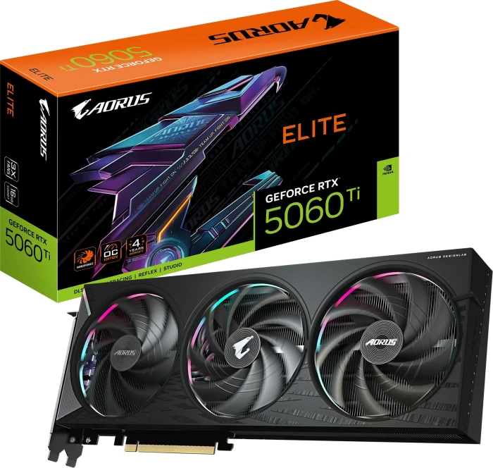 GIGABYTE AORUS RTX 5060 Ti ELITE 16G
