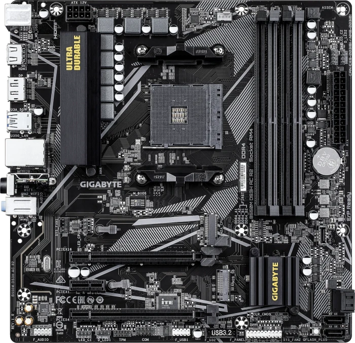 GIGABYTE B550M DS3H AC R2
