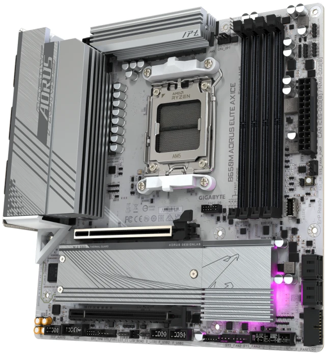 GIGABYTE B650М AORUS ELITE AX ICE