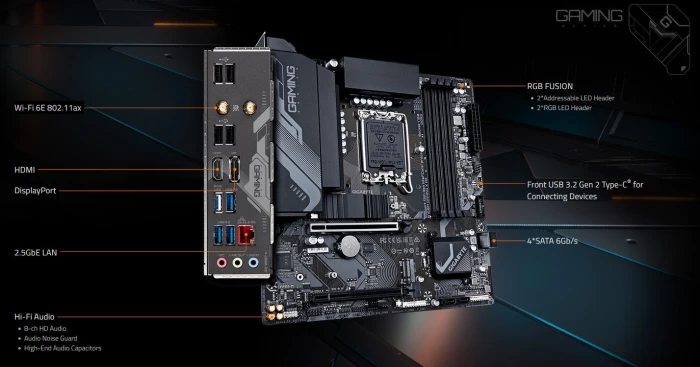 GIGABYTE B760M GAMING X AX DDR5