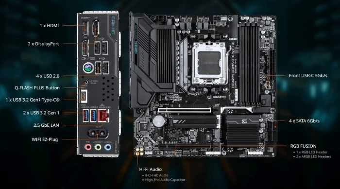 GIGABYTE B840M GAMING X WIFI6E