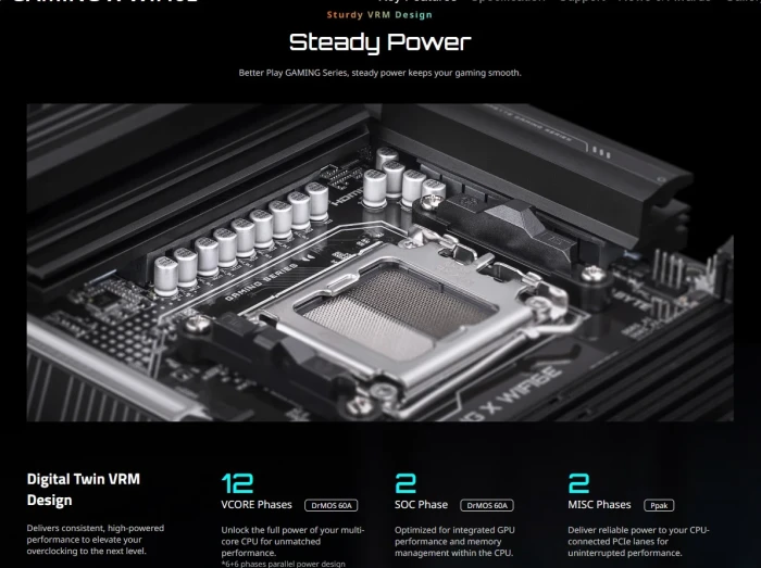 GIGABYTE B850 GAMING X WIFI6E