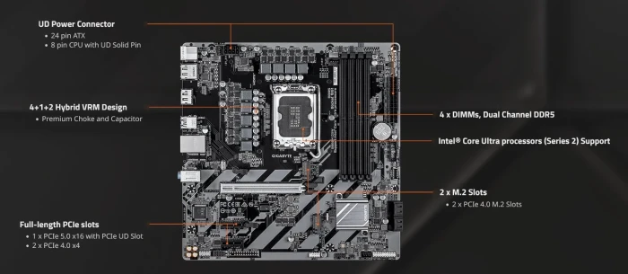 GIGABYTE B860M D3W