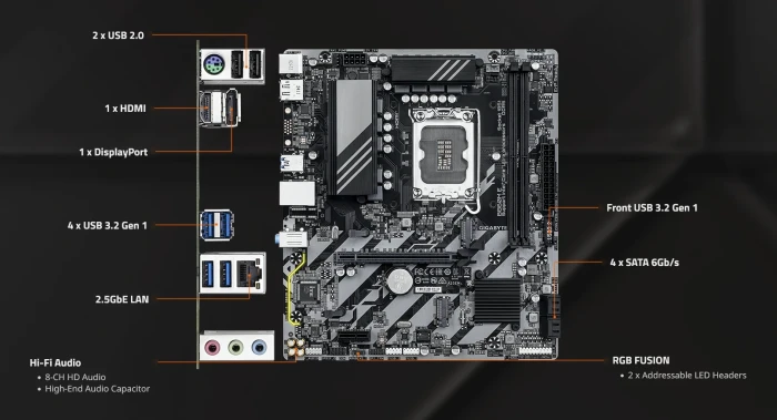 GIGABYTE B860M E