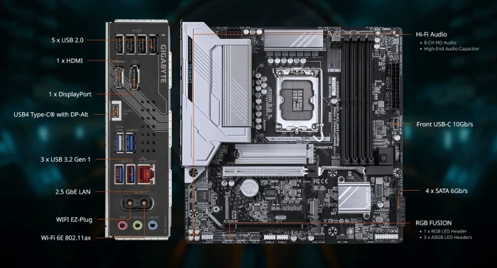 GIGABYTE B860M GAMING X WIFI6E