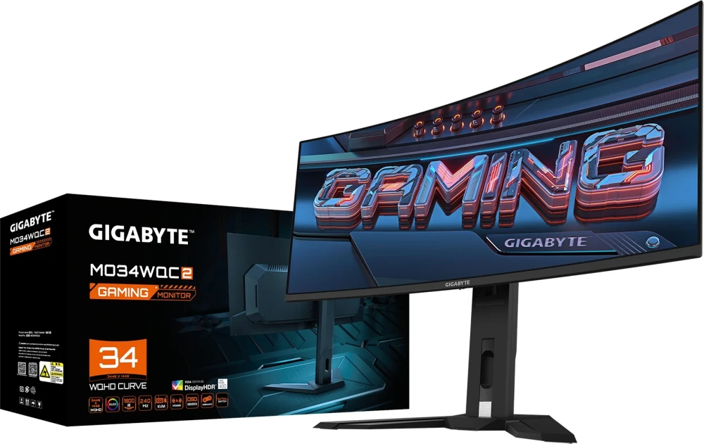 GIGABYTE MO34WQC2 QD-OLED 240Hz