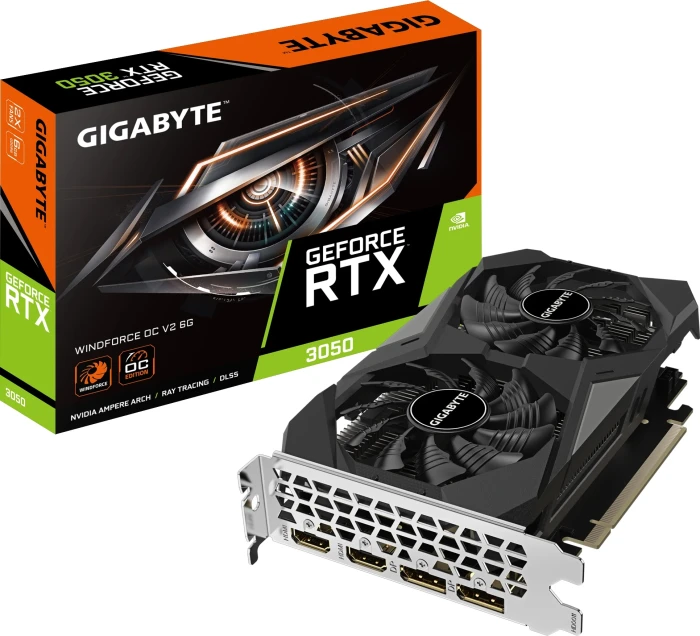 GIGABYTE RTX 3050 WINDFORCE OC V2 6G