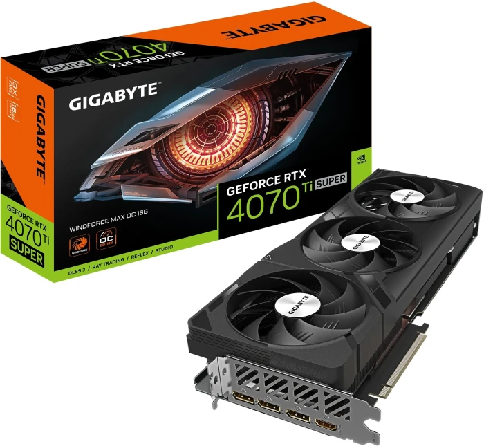 GIGABYTE RTX 4070 Ti Super WINDFORCE MAX OC 16G