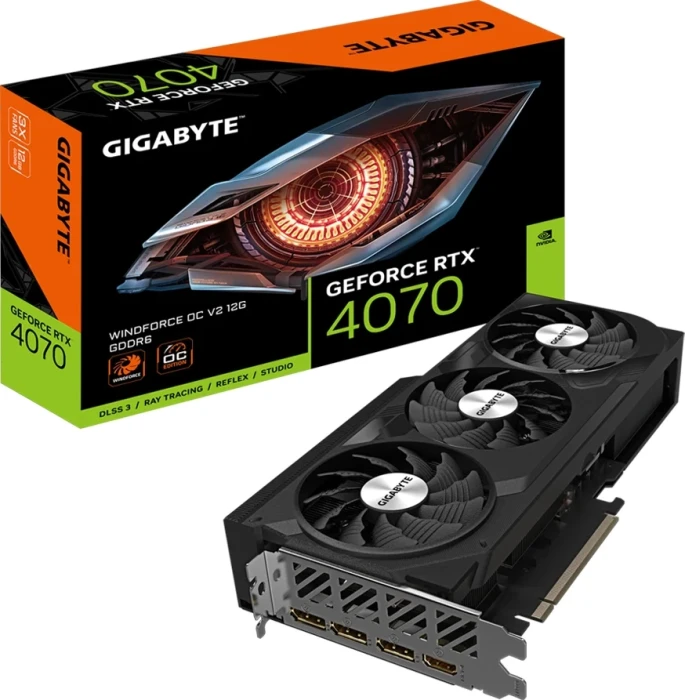 GIGABYTE RTX 4070 WINDFORCE OC V2 12G