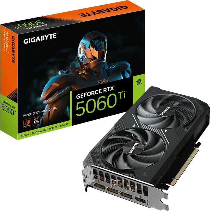 GIGABYTE RTX 5060 Ti W-FORCE MAX OC 8G