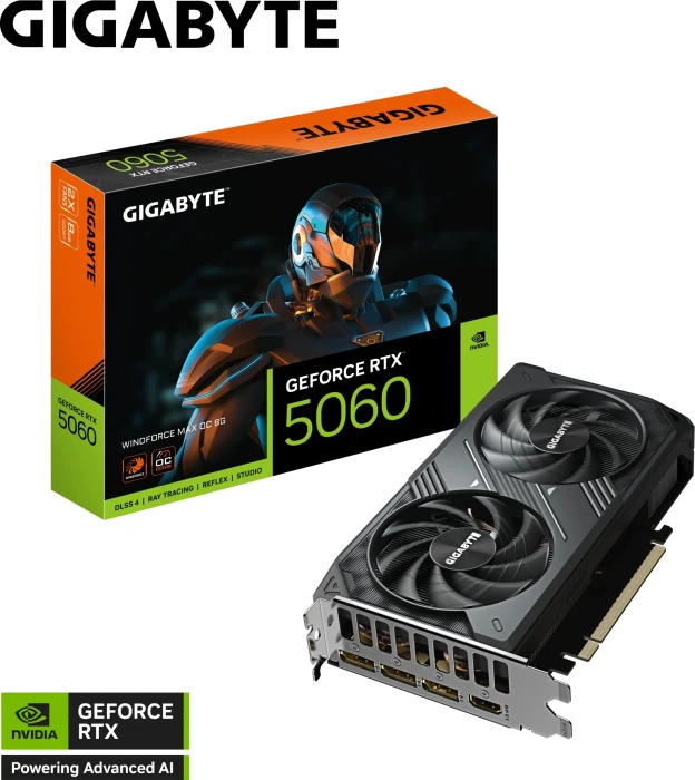 GIGABYTE RTX 5060 WINDFORCE MAX OC 8G