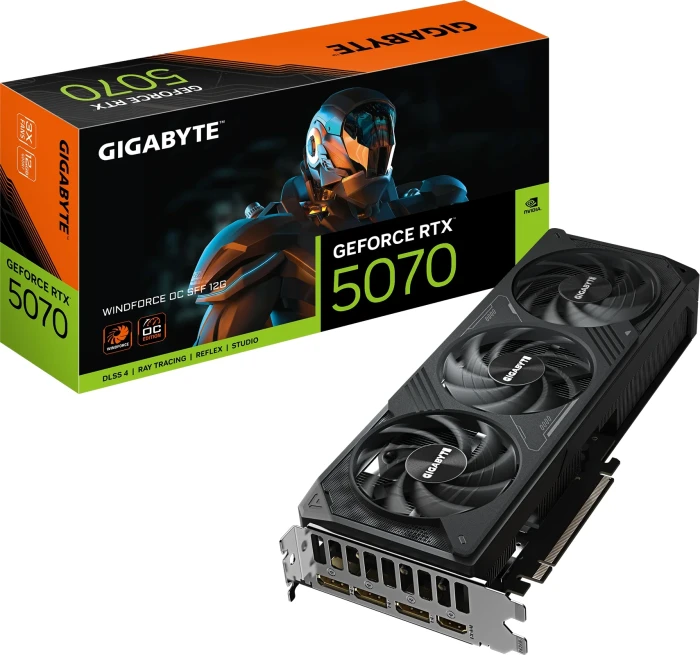 GIGABYTE RTX 5070 WINDFORCE OC SFF 12G