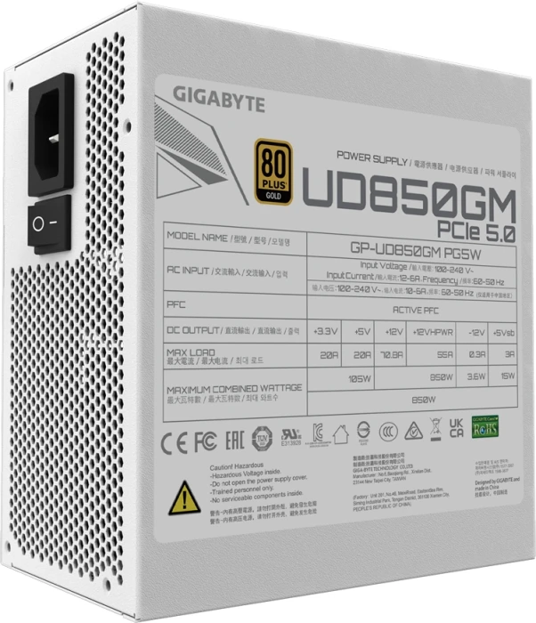Gigabyte UD850GM PG5W GOLD 850W