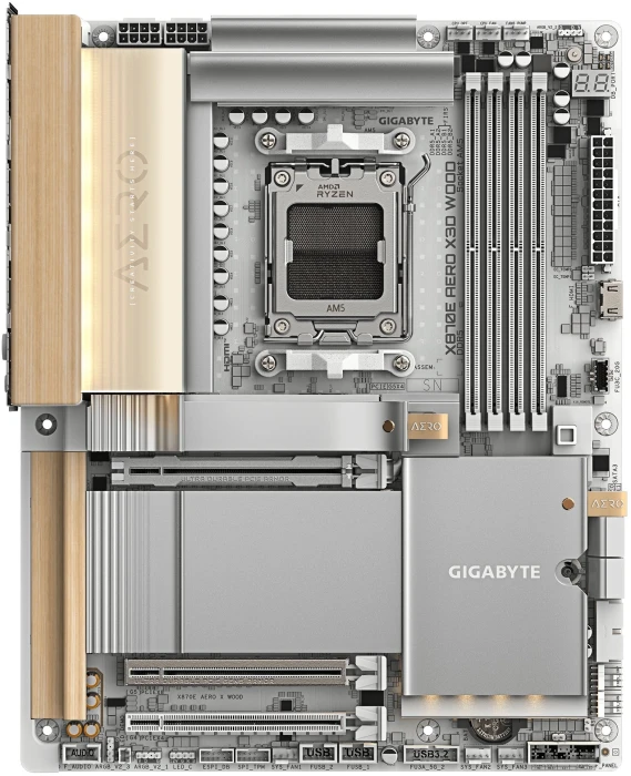 GIGABYTE X870E AERO X3D WOOD