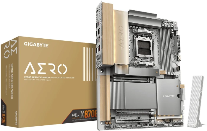 GIGABYTE X870E AERO X3D WOOD