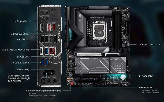 GIGABYTE Z890 EAGLE WIFI7 PLUS