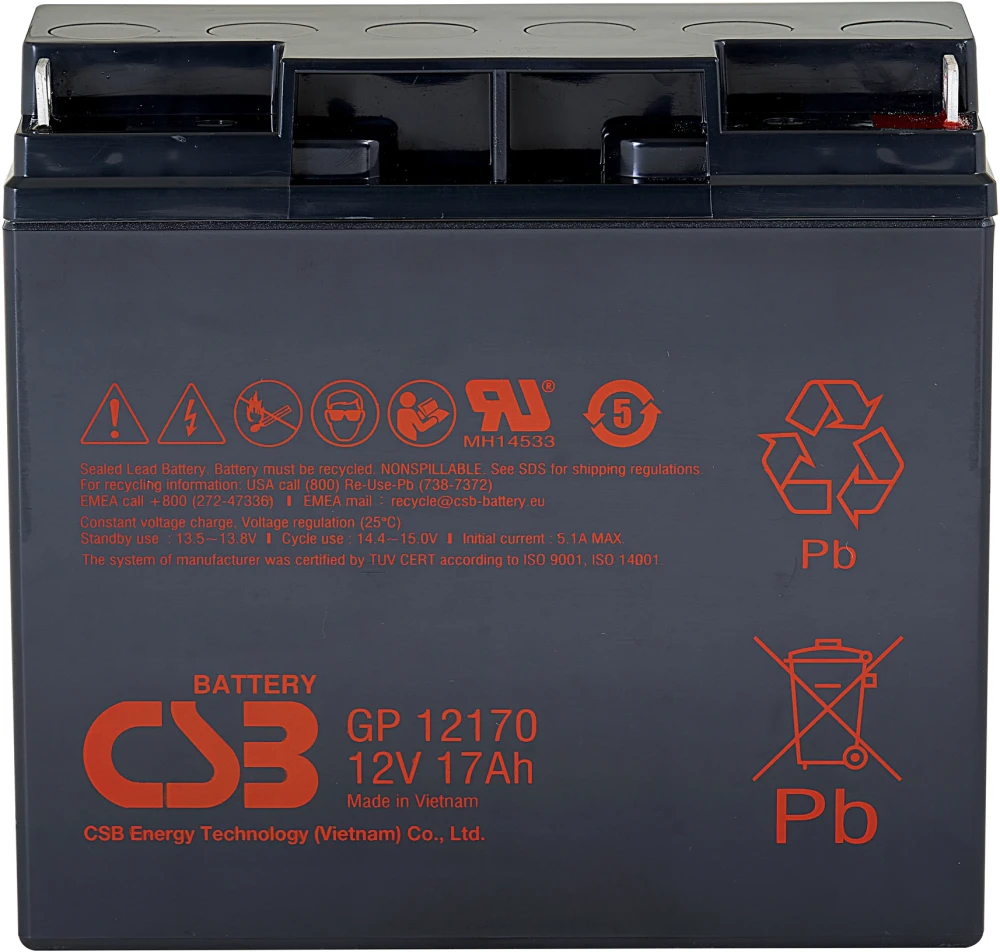 CSB - Battery 12V 17Ah